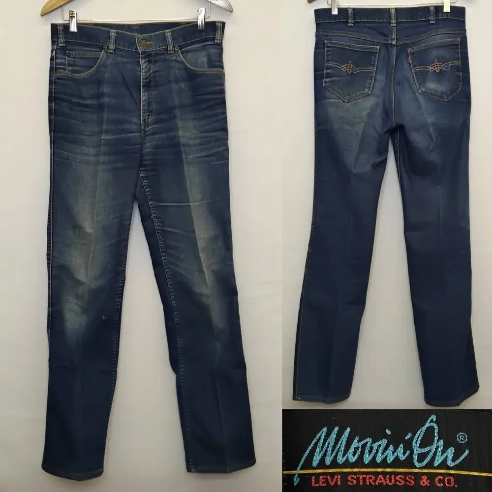 Levi's Movin' On Jeans Men's 32x32 Medium Wash Vintage 1980s #J5754